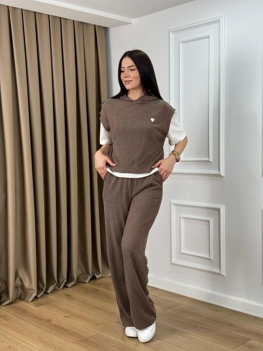 Bürümcük kumaş eşofman takım