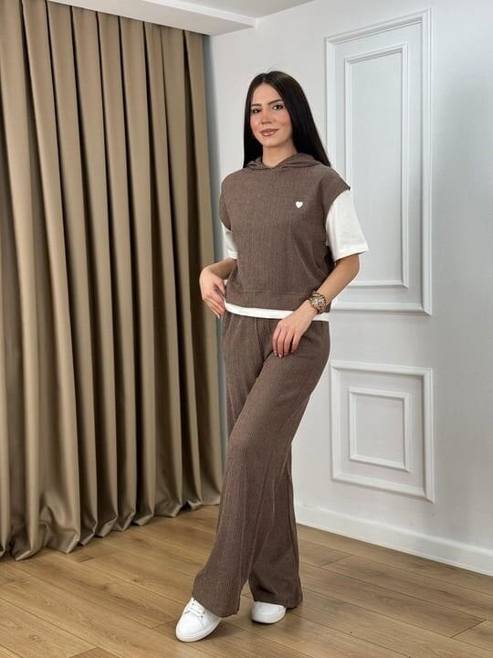 Bürümcük kumaş eşofman takım