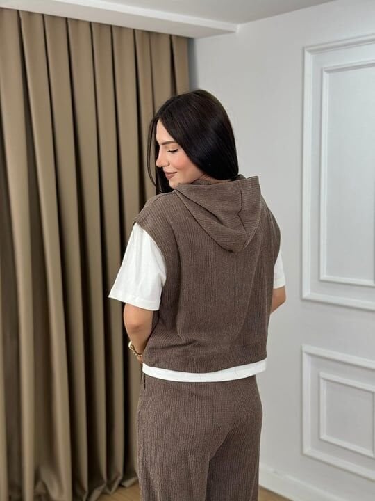 Bürümcük kumaş eşofman takım