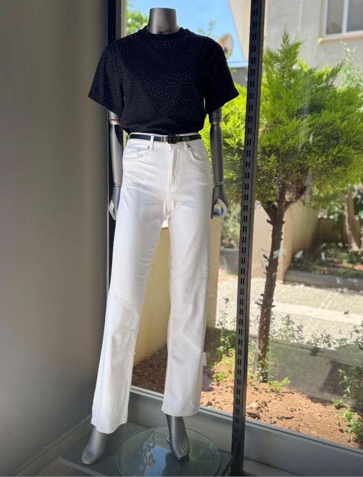 ZARA MODEL YÜKSEK BEL BOL PAÇA PANTOLON